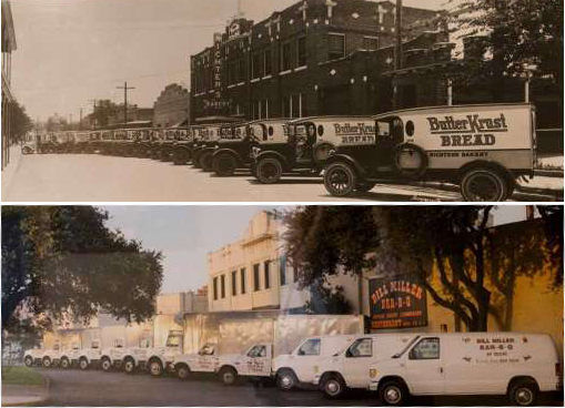 Butter Krust trucks compared to Bill Miller Bar-B-Q trucks