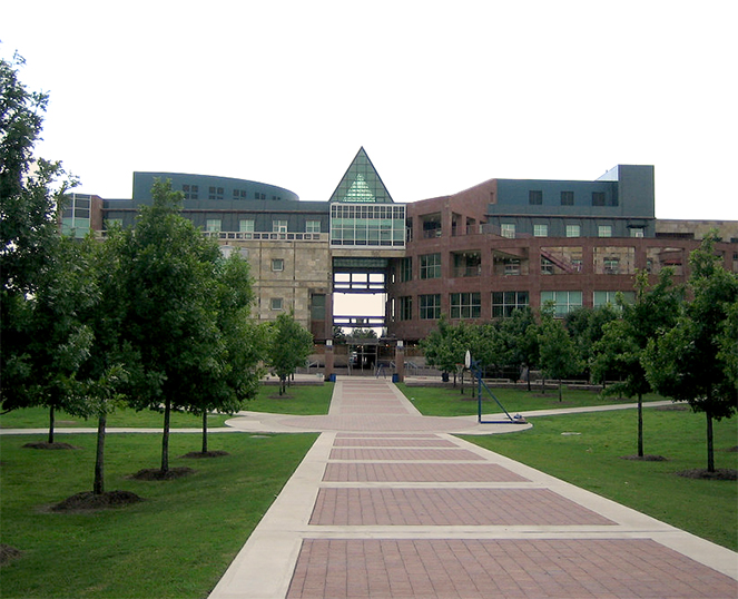 Bill Miller plaza located at UTSA downtown campus