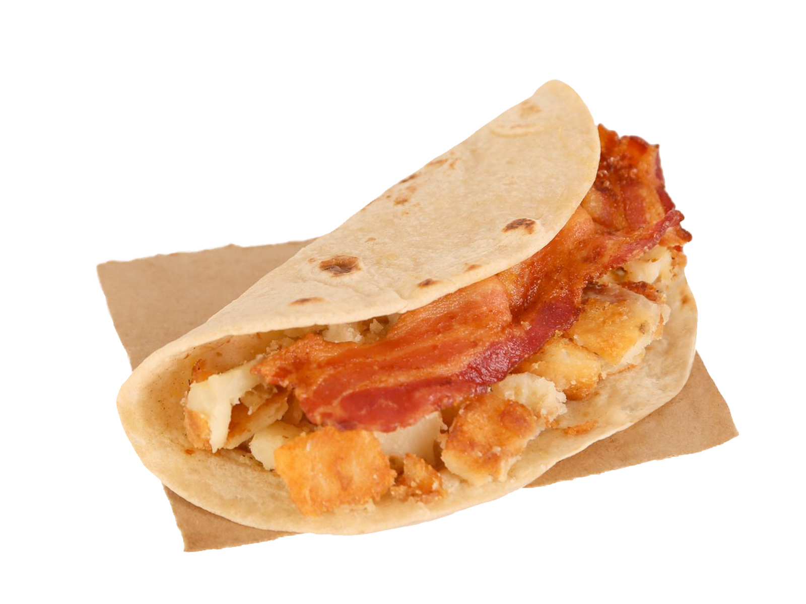 Bacon and Potato Taco