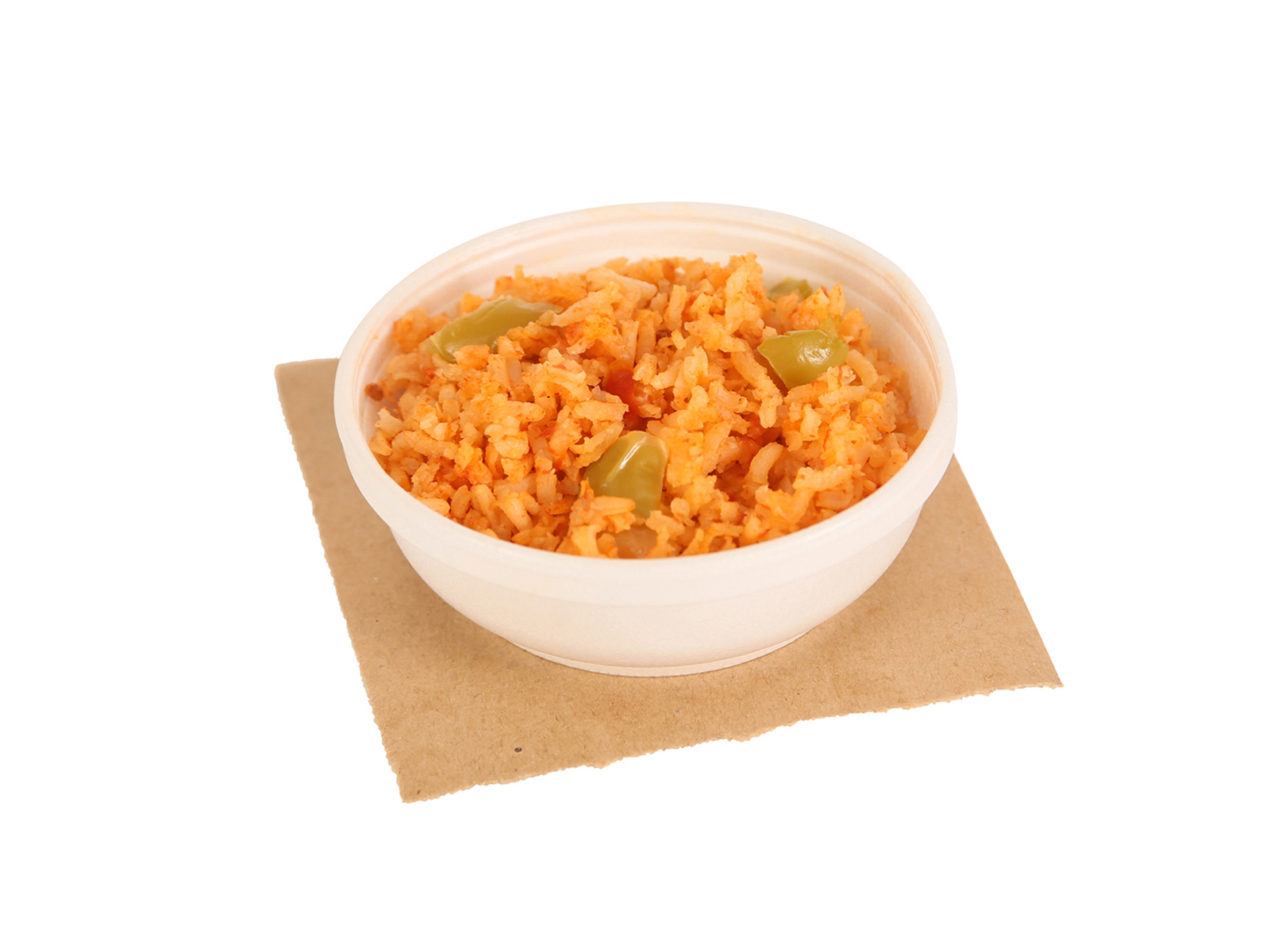 Portion of spanish rice