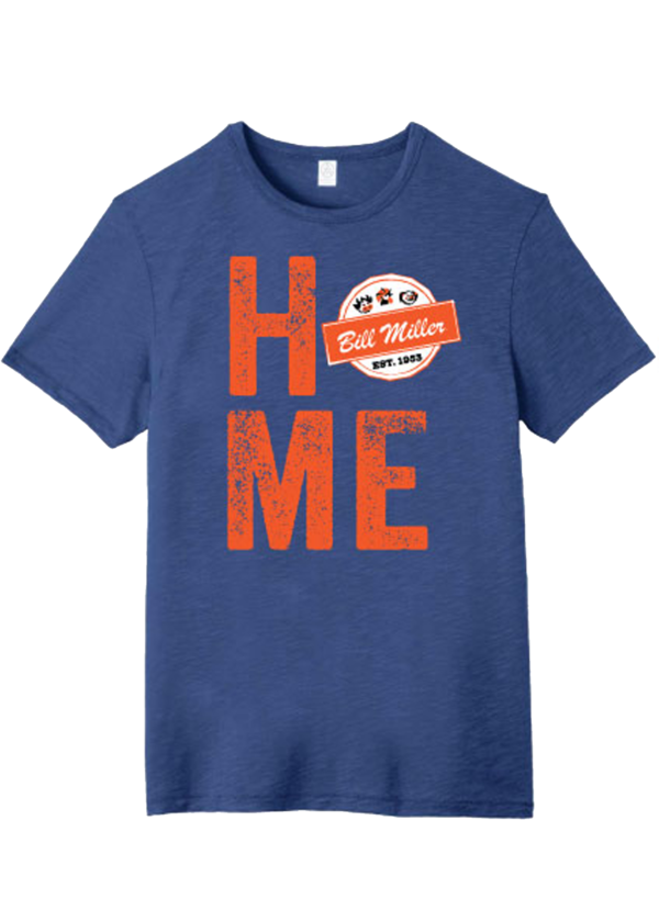 Blue Bill Miller Home T-shirt