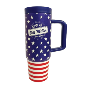Stars & Stripes Bill Miller tumbler with logo