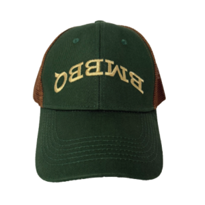 Green BMBBQ trucker hat